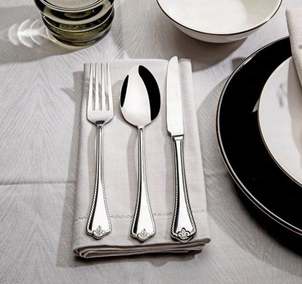 Nehir Çatal Kaşık Bıçak Takımı 89 Parça Fulya