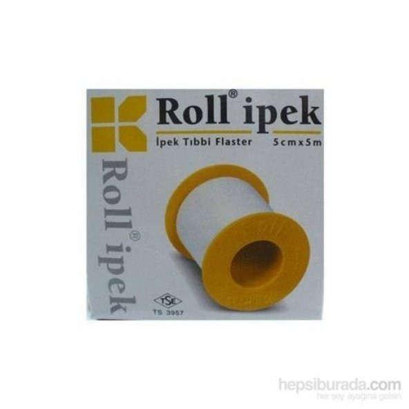 Roll İpek 5X5 M Tıbbi Flaster Çinko Oksitli Kauçuk Yapışkanlı