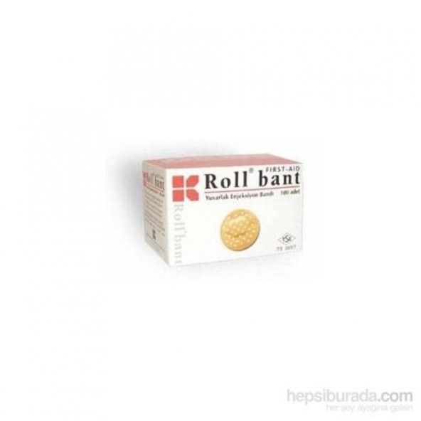 Roll Bant First Aid Yuvarlak Enjeksiyon Bandı