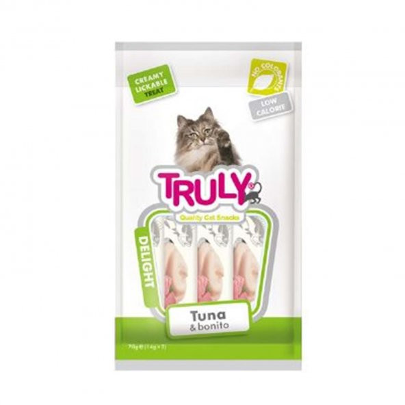 Truly Delight Karides ve Morina Balıklı Sıvı Kedi Ödül Maması (14 gr x 5 Adet)