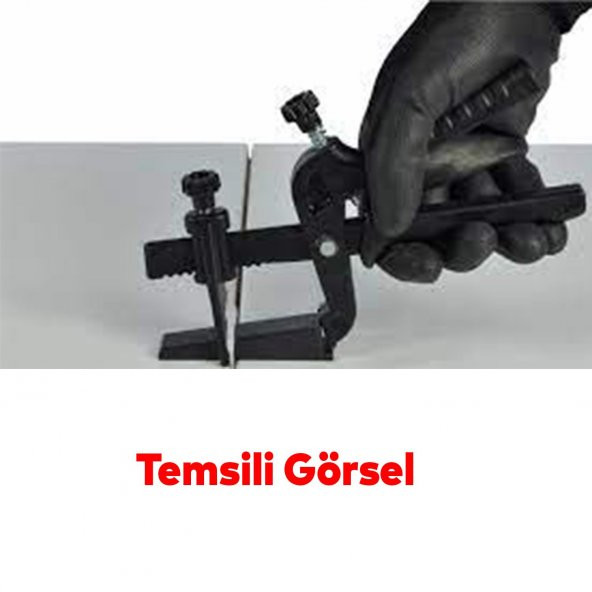 Seviye Tespit  Artısı Takoz Pensesi Plastik Siyah Renk Derz Klipsi Derz Kaması Fayans Yer Döşeme - 4
