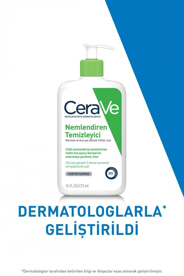 Cerave Nemlendiren Temizleyici Seramid&hyalüronik Asit Kuru & Normal Ciltler Yüz Vücut 473 ml - 4