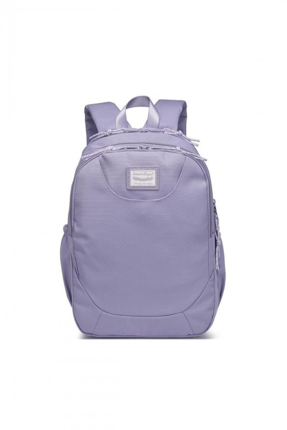 Bagacar Smart Bag 3199 Okul ve Günlük Laptop Bölmeli Sırt Çantası Eflatun - 2