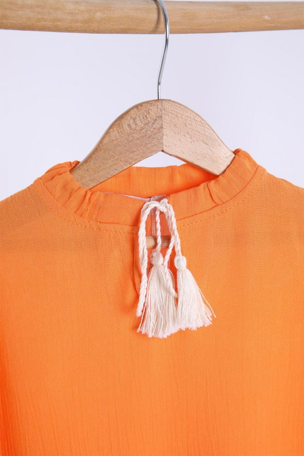 Babyhola Pamuk Bluz Keten Çizgili Pantolon Kız Erkek Çocuk Salaş Takım 1443 - Resim 3