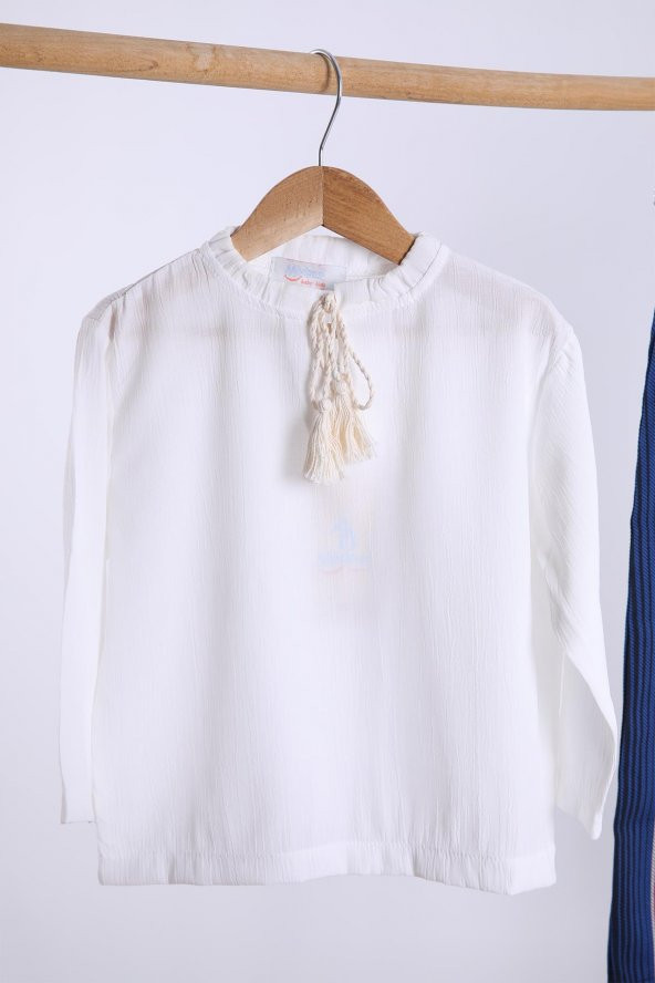 Babyhola Pamuk Bluz Pantolon Kız Erkek Çocuk Takım 1037 - 2