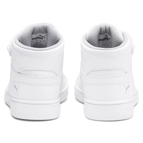 Puma Rebound Layup Sl V Ps Çocuk Beyaz Sneaker Ayakkabı 37048802 - 5
