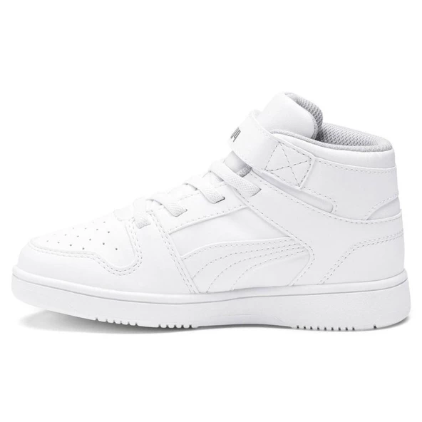 Puma Rebound Layup Sl V Ps Çocuk Beyaz Sneaker Ayakkabı 37048802 - 6