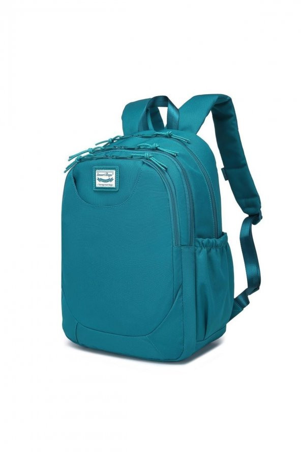 Bagacar Smart Bag 3199 Okul ve Günlük Laptop Bölmeli Sırt Çantası Petrol - 7