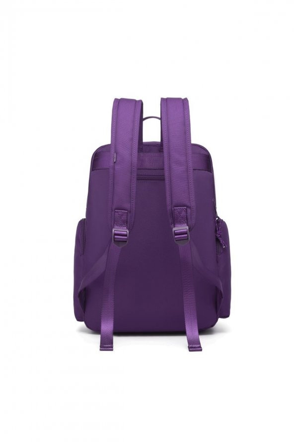 Bagacar Smart Bag 3124 Okul ve Günlük Laptop Bölmeli Sırt Çantası Mor - 2
