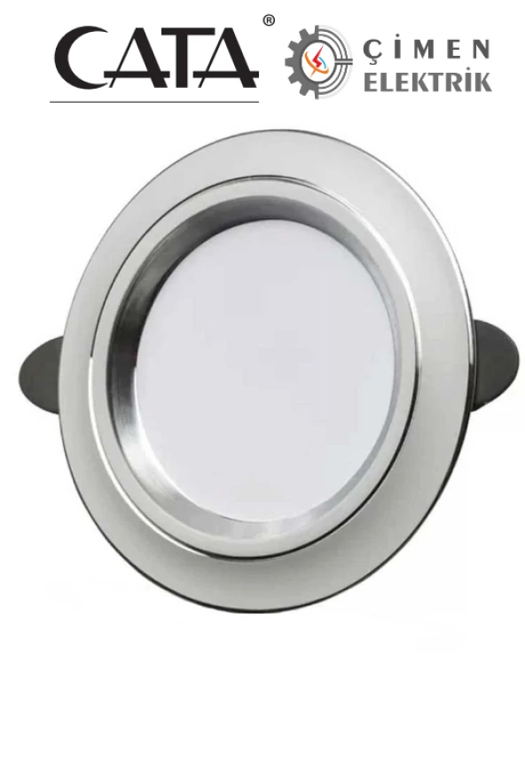 5 ADET CATA CT 5257 Beyaz Kasa Zebra Led Spot 6W 3 Renkli ürün görseli