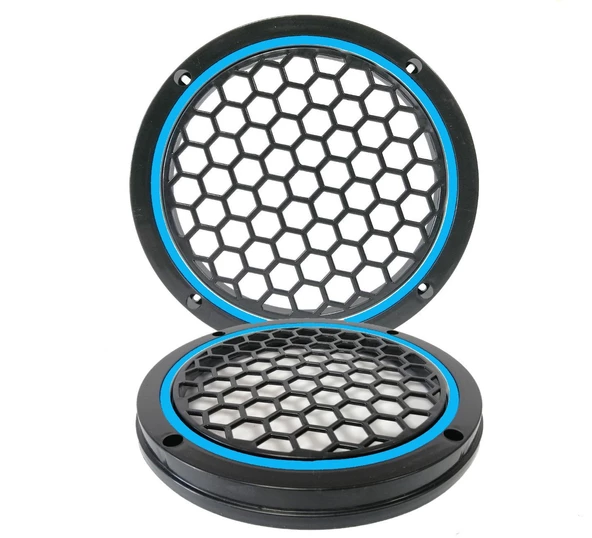 Garaj Dünyası Mavi Neon Ledli 20 Cm 2’li Hoparlör Kapağı - 2