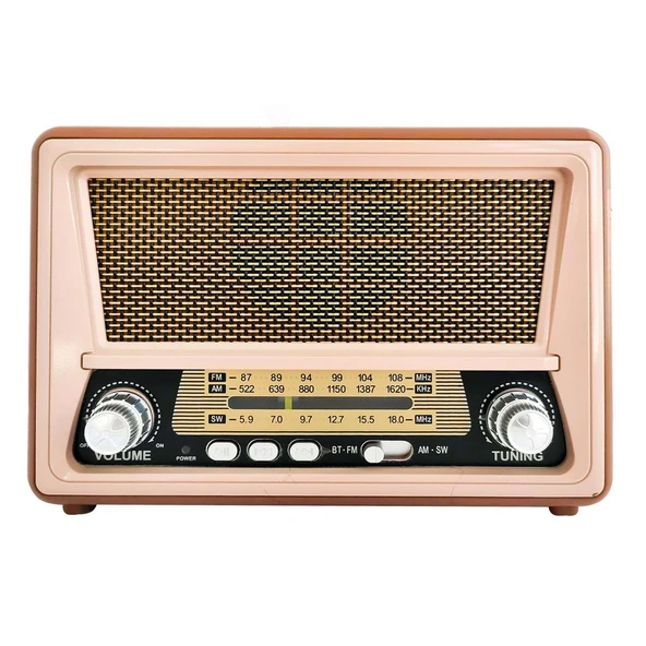 RADYO NOSTALJİ ŞARJLI BT/USB/SD/AUX/FM CAMERON CM-865BT - 1