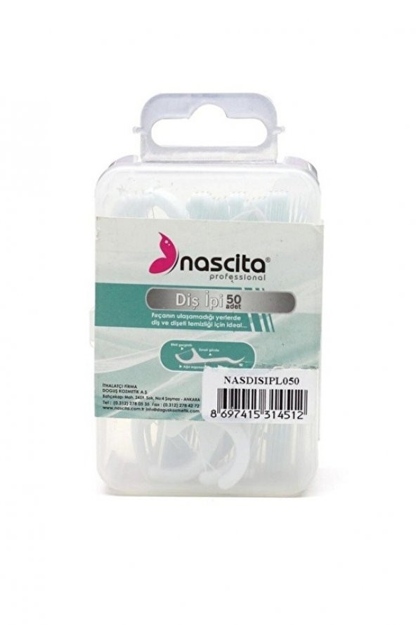 Nascita Kürdanlı Diş Ipi 50li Kutulu NASDISIPL050
