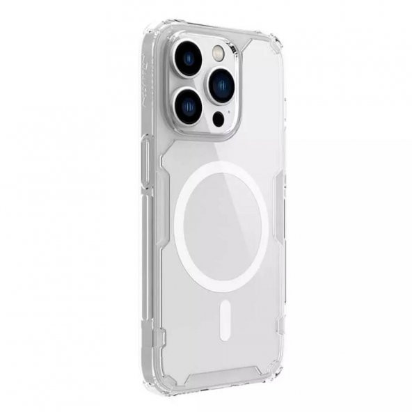 Nillkin TPU Pro Manyetik iPhone 14 Pro Uyumlu Kılıf - Beyaz