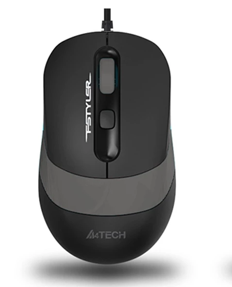 A4 TECH FM10 USB Siyah Gri Optik 1600 DPI Kablolu Mouse