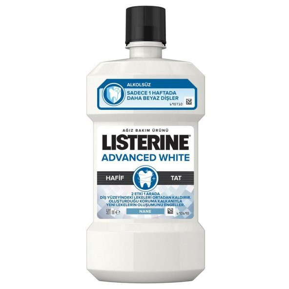 Listerine Advanced White 500 ml Hafif Tat