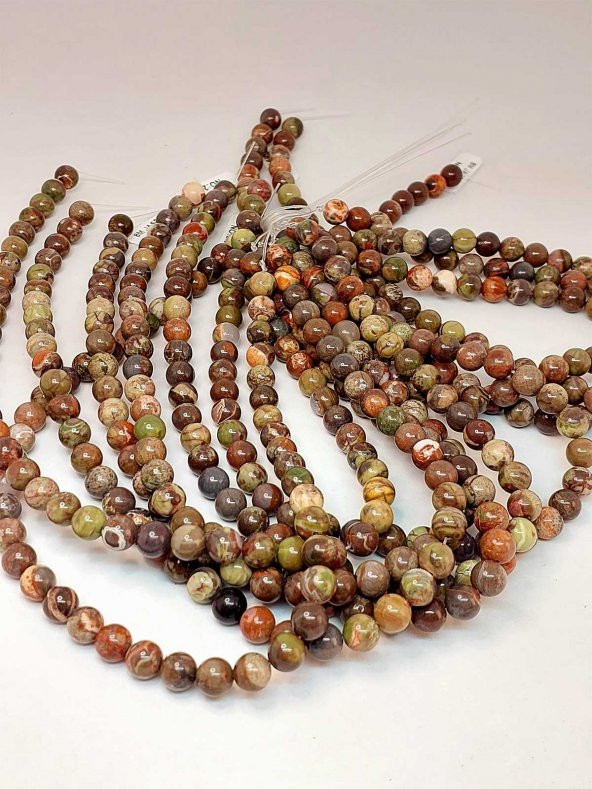 Jasper Taşı Dizi 8-8,5mm Aralığı (43140) - Resim 3