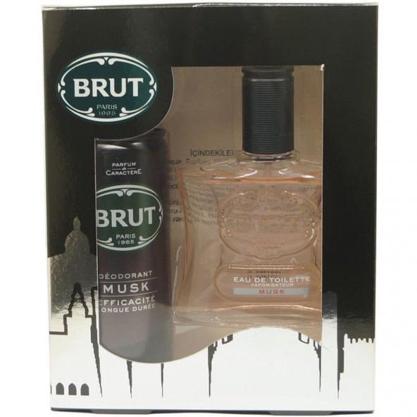 Brut Set EDT 100 ml+Deo 200 ml Musk