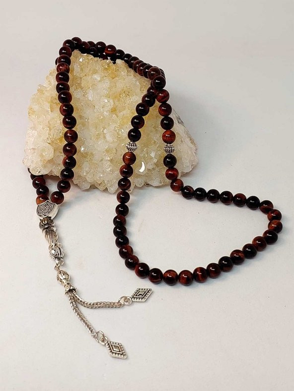 Şahin Taşı 99luk Tesbih 6mm - Resim 4