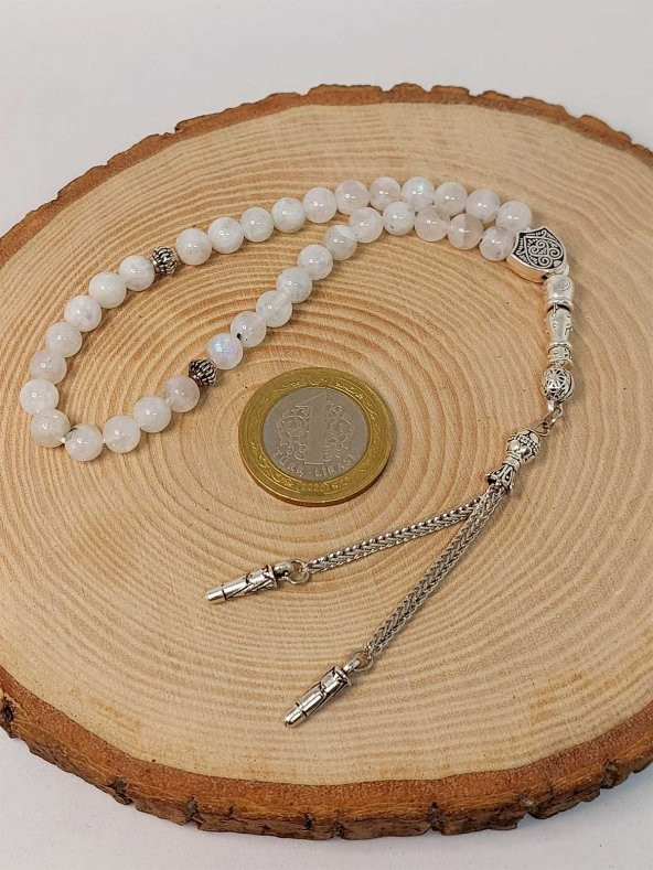 Ay Taşı Tesbih 6mm - Resim 2