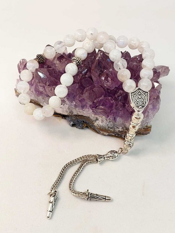 Ay Taşı Tesbih 6mm - Resim 5