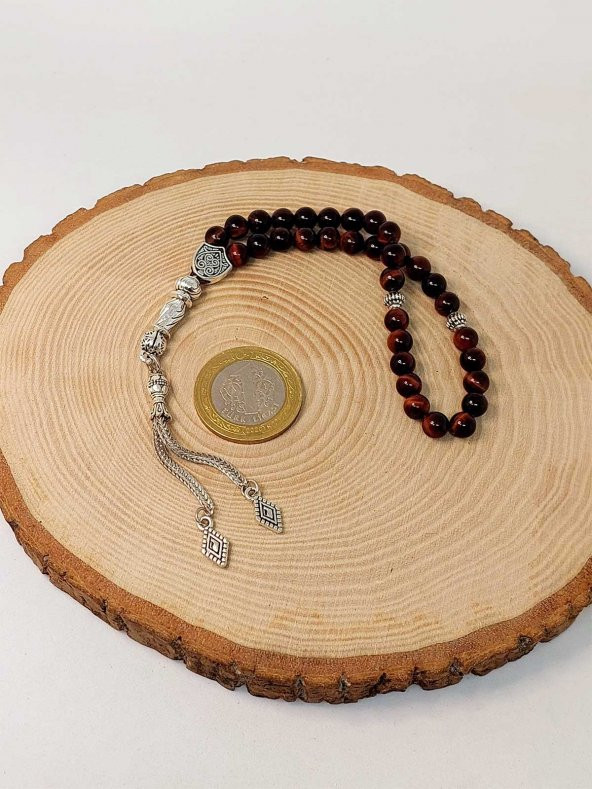 Şahin Gözü Taşı Tesbih 6mm - Resim 2