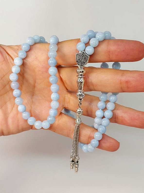 Akuamarin Taşı 99luk Tesbih 6mm ürün görseli