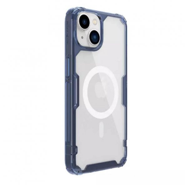 Nillkin TPU Pro Manyetik iPhone 14 /13 Uyumlu Kılıf - Mavi - 2