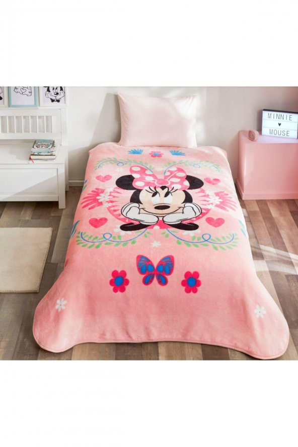 Taç Lisanslı Disney Mınnıe Mouse Pinky Garden Pembe