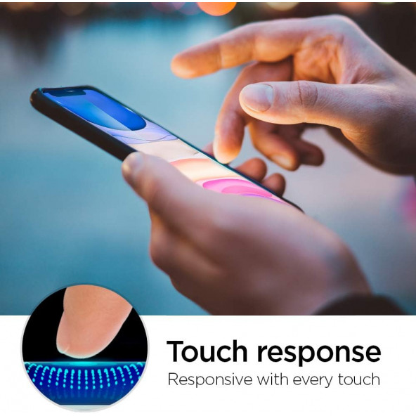Spigen Apple iPhone 11 / iPhone XR Cam Ekran Koruyucu Kolay Kurulum AlignMaster GLAS.tR (2 Adet) - AGL00101 - 4