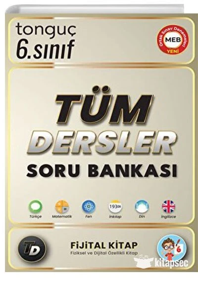 6. Sınıf Tüm Dersler Soru Bankası Tonguç Akademi ürün görseli