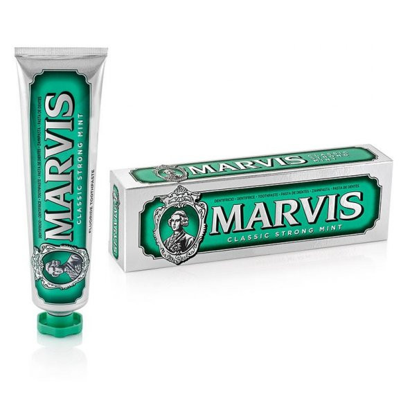 Marvis Classic Strong Mint Diş Macunu 85 ml Yeşil