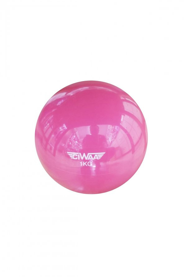 Ciwaa Cwa-937  Pilates Ağırlık Topu Pilates Toning Ball Denge Ve Ağırlık Topu 1 Kg