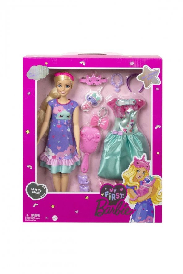 Mattel Barbie My First Barbie - İlk Barbie Bebeğim - Delüks Bebek