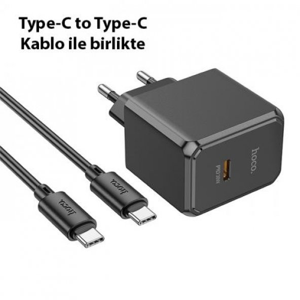 Coofbe HC Seri Şarj Akım Korumalı Turbo 30W Type-C Şarj Başlığı Ve 1Mt Type-C Kablo Şarj Seti - 3
