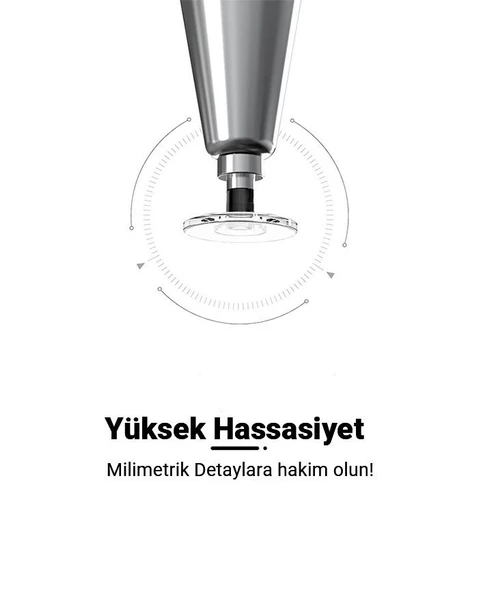 Coofbe Hc Seri Universal Stylus Kapasif Tablet Telefon Dokunmatik Kalemi Ekran Kalemi Çizim Kalemi Ekran Kalemi - 8