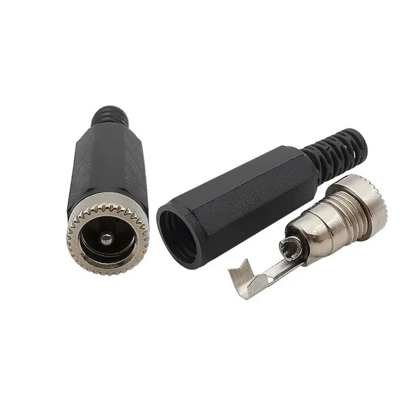 5 Adet - 12V DC Dişi Power Jack DCac Jak Kablo Güç Bağlantı Aparatı Kablosuz
