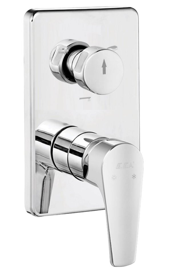 Eca Niobe Ankastre Banyo Bataryası 2 Parça Set / 3 Yollu (102167313-K+102166301) ürün görseli 1