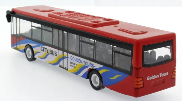 Kırmızı Metal Otobüs 632-27 - Resim 3