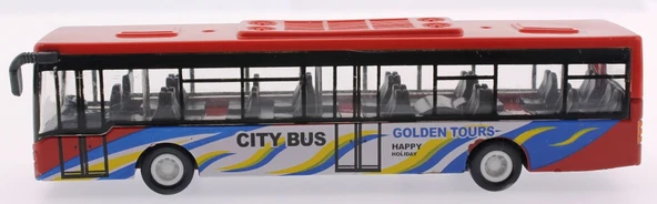 Kırmızı Metal Otobüs 632-27 - Resim 2