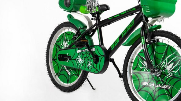 Sarissa Spinne 20 Jant 7 ve 10 Yaş Çocuk Bisikleti Yeni Sezon Full Aksesuarlı Yeşil - Resim 6