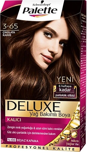 Palette Deluxe Kit Saç Boyası-3.65-çikolata Kahve