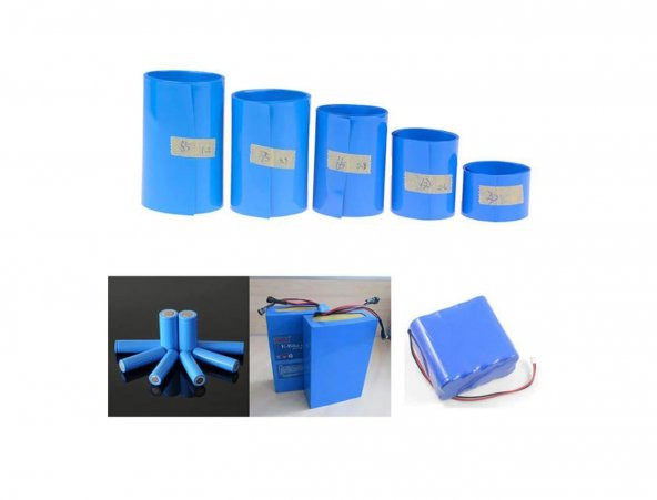 550x0.18 18650 Batarya Pvc Shrink Kaplama Makaron(50cm) - Resim 2