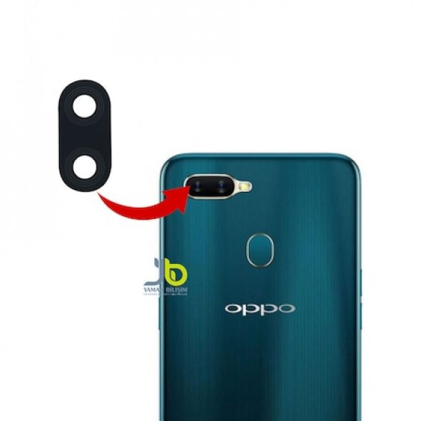 Oppo AX7 Kamera Lens Camı Arka Kamera Lens Camı