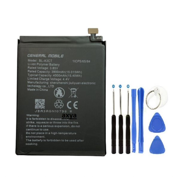 General Mobile GM20 Pil Batarya BL-A3CT+Tamir Seti