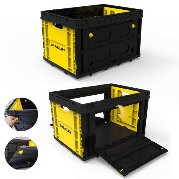 STANLEY FB533 25Kg Katlanır Çok Amaçlı Taşıma Sepeti - 2