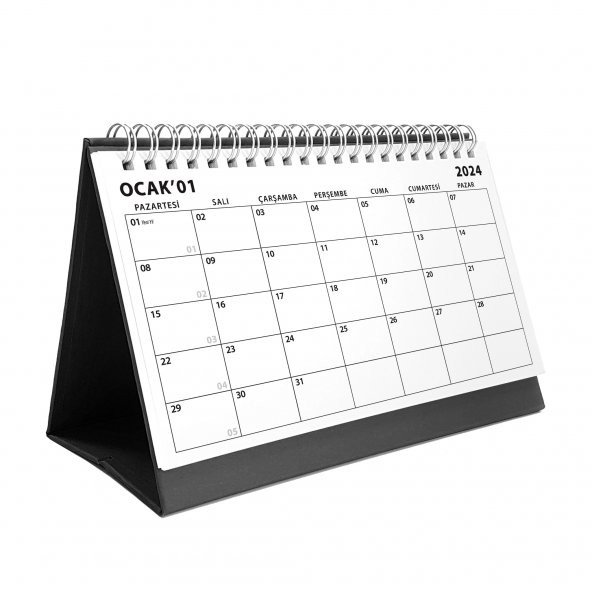 2024 Masa Takvimi, Aylık Planlama, 2024 Takvimi, 2024 Desk Calendar, Monthly Planning, 2024 Calendar