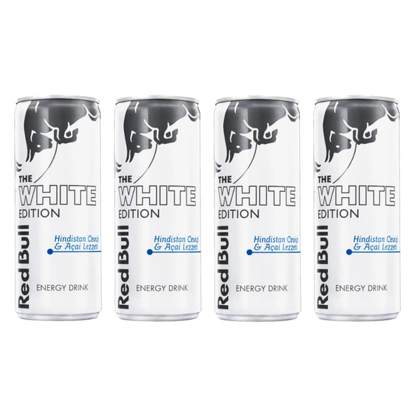 Red Bull White Edition 250 ml 4 lü