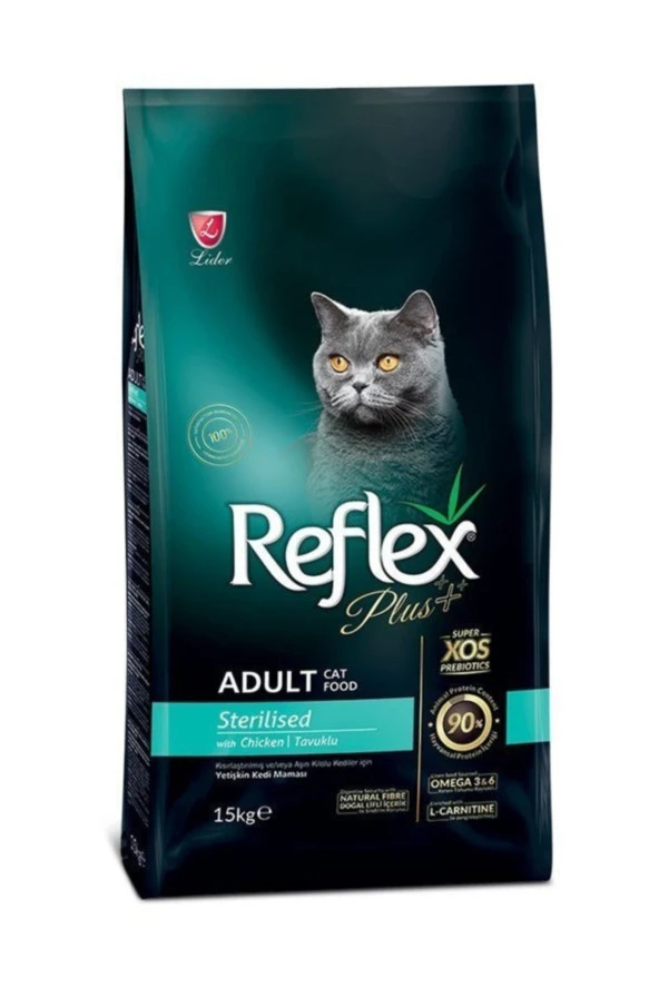 Reflex Plus Tavuklu Sterilised Kedi Maması 15 kg