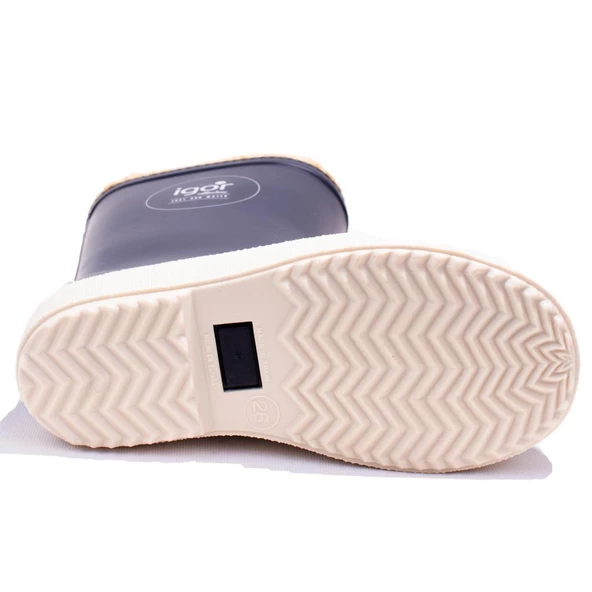 İgor W10207 Splash Nautico Borreguito Lacivert Ortopedik Kürklü Erkek Çocuk Yağmur Çizme - Resim 4